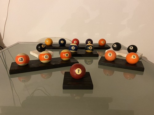 Palle biliardo numero con - palle, 7