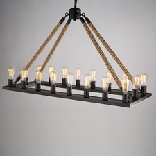 Grande lampadario industriale