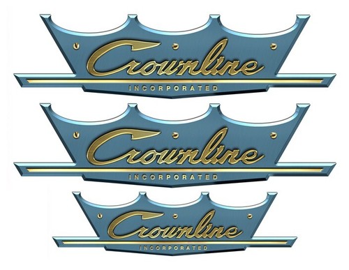 Adesivi crownline vintage - adesivi,