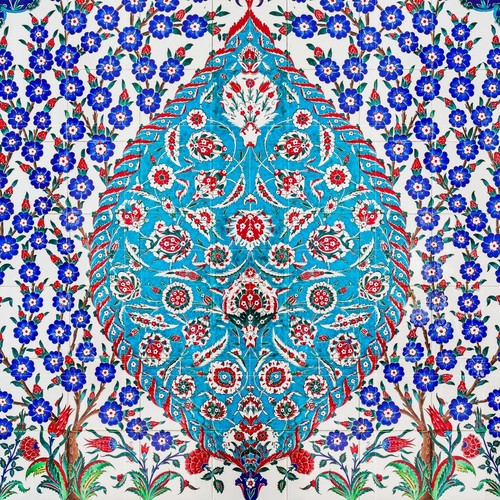 Pannello ceramica mosaico - , di