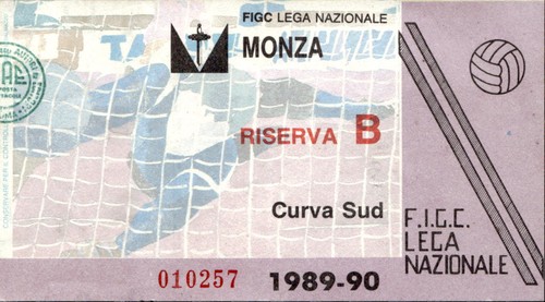 Biglietto ticket stadio lega - biglietto,