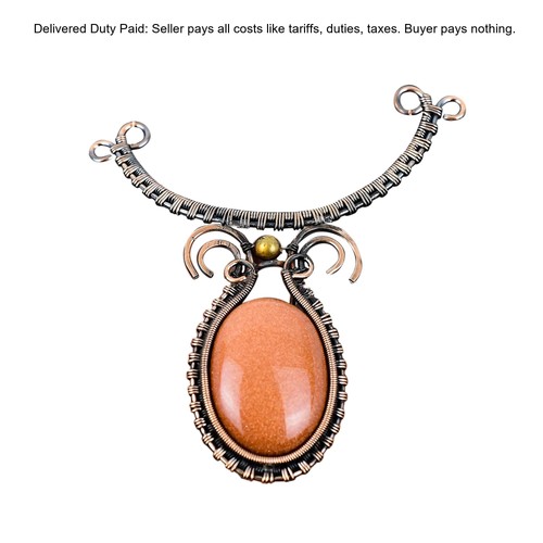 Collana rame ovale - ovale, sole