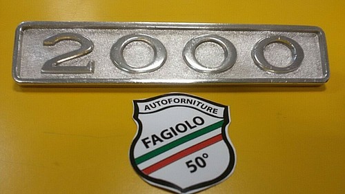 Scritta 2000 logo lancia - "2000"logo,