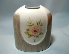 Elegante vaso anni 50 60 epoca tavolo renale Eschenbach ovale anemone strisce 