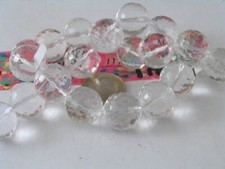 1 PIETRA  DI CRISTALLO DI ROCCA  SFACCETTATO  DA 14MM