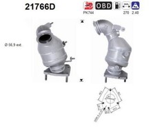 96 KW 130 CV CATALIZZATORE PER