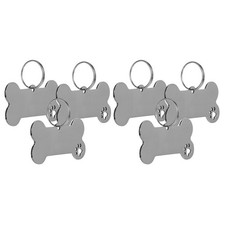 6 Pcs Targhetta Cane Tag Di
