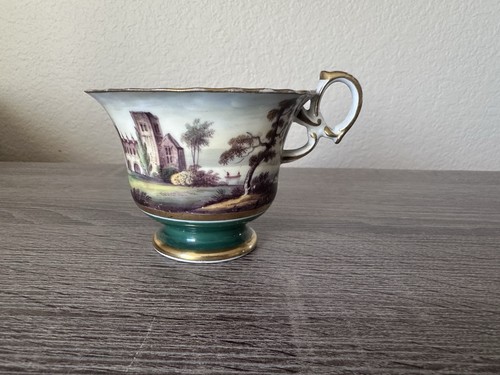 Antica vecchia tazza tè - vecchia, da