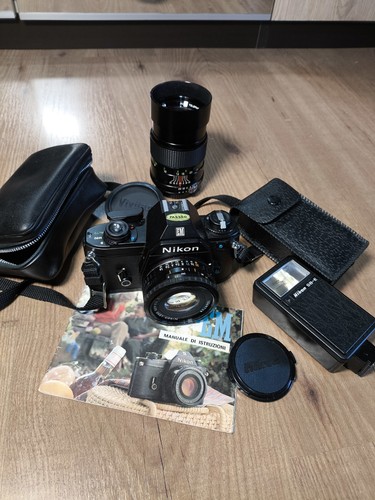 Nikon slr film camera - em,