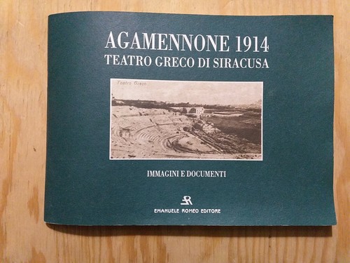 Libro agamennone 1914 - libro, teatro