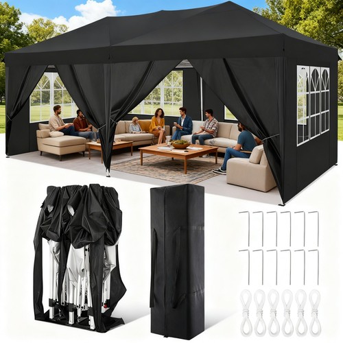 Gazebo pieghevole 3mx6m - gazebo,