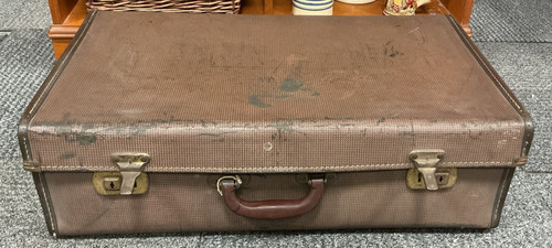 Valigia marrone vintage - marrone,