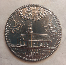 Medaglia Ratisbona 1627 posa della prima pietra della Chiesa della Trinità S.P.Q.R.
