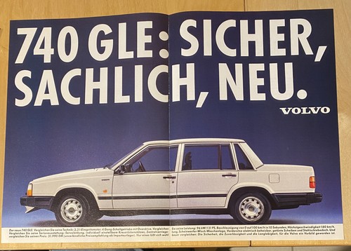 Pubblicità volvo 740 gle - 740,