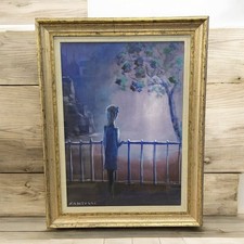 Eliano Fantuzzi (1909-1987) – Olio su tela 'Notturno' firmato 50x70 cm