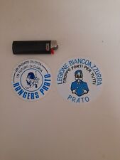 Adesivi Ultras Prato 2 pezzi anni 80 vintage originali
