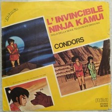 VINILE 45Giri SIGLE TV 1982 Condors NINJA KAMUI Fratelli Balestra X BOMBER Robot