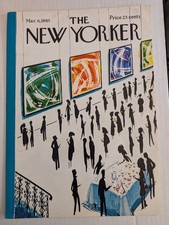 NEW YORKER COVER ONLY - March
