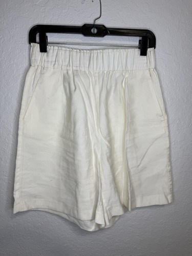 Pantaloncino donna panna - h&m,