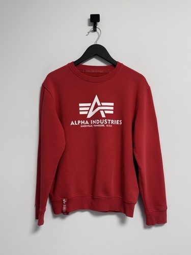 Felpa alpha industries logo - alpha,