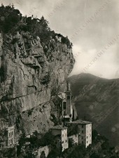 1955 SPIAZZI Caprino Veronese Santuario Madonna Corona Verona Foto cartolina