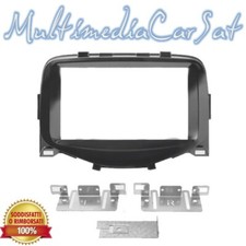 Mascherina 2 Doppio DIN Nero