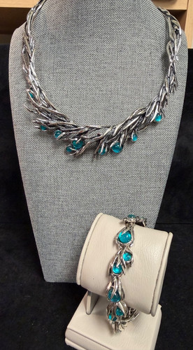 Set collana bracciale - e,