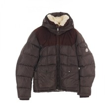 Piumino MONCLER BIALSE nylon kaki marrone #2 usato uomo