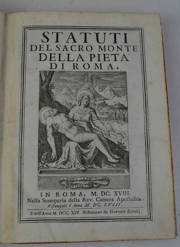 Statuti del sacro monte - statuti,