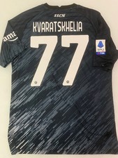 Maglia Napoli  Away Match Worn kvaratskhelia #77Serie A  22/23 Jersey Shirt EA7