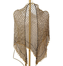 Poncho donna scialle rete