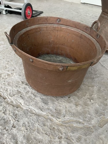 Antique copper pot - antique,