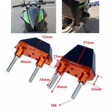 Protezione telaio cursori protezione motore M8 per Kawasaki Z800 2013-16 Z750 2007-2014