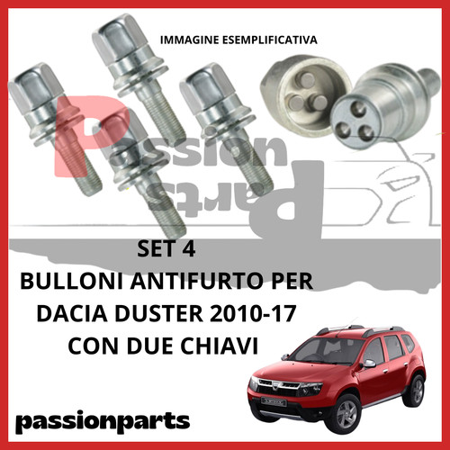 Kit bulloni antifurto cerchi - bulloni,