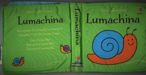 Lumachina libro stoffa - lumachina,