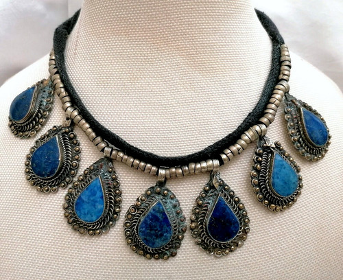 Antico collier etnico gocce - etnico,