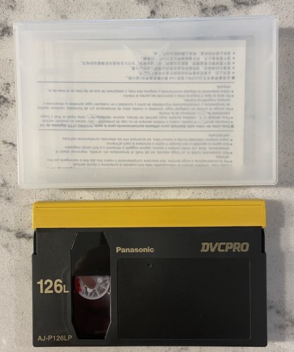 Panasonic 126l dvcpro nastro - panasonic,
