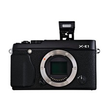 Fujifilm X-E1 fotocamera digitale solo corpo nero senza obiettivo fotocamera