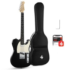 Donner DTL-100 Chitarra Elettrica con Borsa, Corpo Solido, Pickup SS e Ponte
