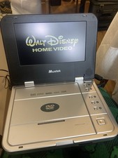 Lettore DVD portatile Mustek con LCD 7" - testato funzionante - set completo