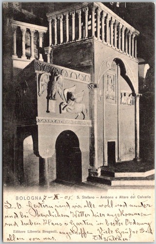 Cartolina postata stefano - cartolina,