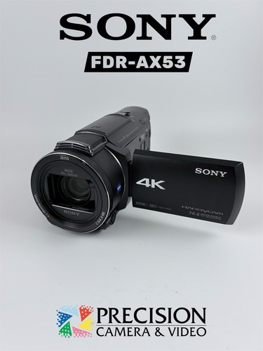 Sony fdr ax53 - 4k, hd