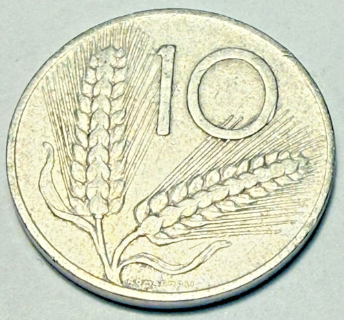 1955 italy lire aluminum - 1955-r, -aluminum
