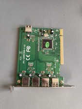 Hamlet HUSB2PCI_R - SCHEDA 4 + 1 PORTE USB PC DESKTOP 1PC-U20PC5NR-C-02 CARD 