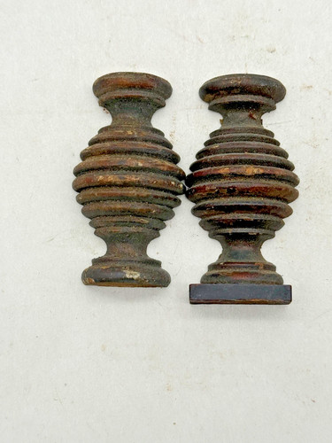 Coppia colonne legno - legno, da