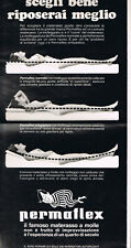 Pubblicità_anni '90 - PERMAFLEX il vero materasso a molle - formato cm. 31 x 15