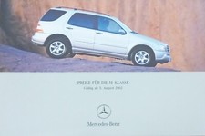 Listino prezzi Mercedes Classe