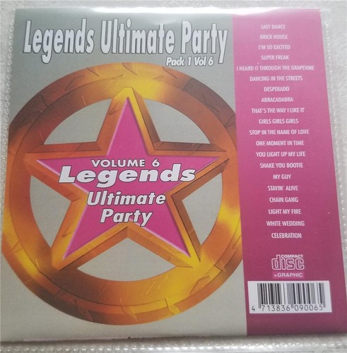 Legends karaoke cdg ultimate - karaoke,