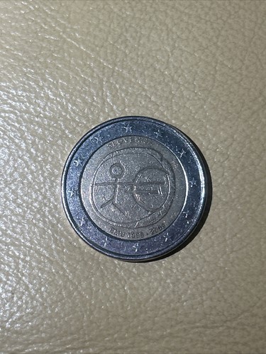 Moneta euro slovenia - moneta,