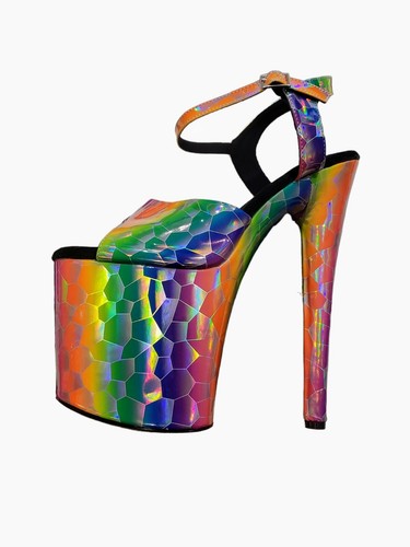 Sandali stiletto plateau